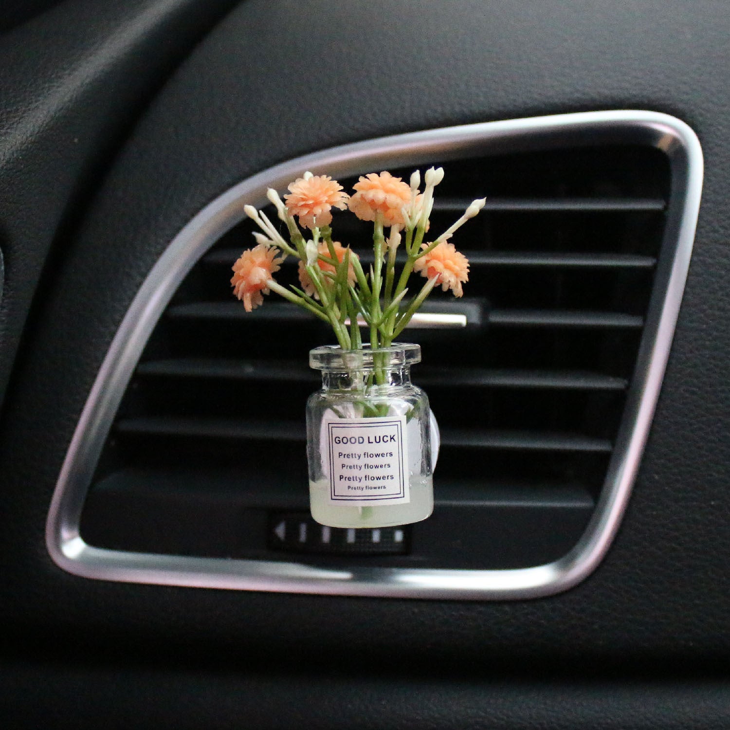 Wholesale Gypsophila Glass Vase Car Air Conditioning Vent Perfume Clip
